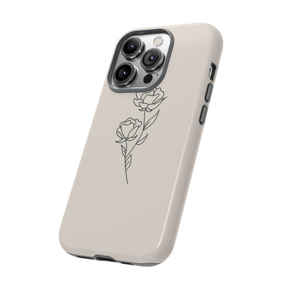Simple Flower Minimalist Phone Case