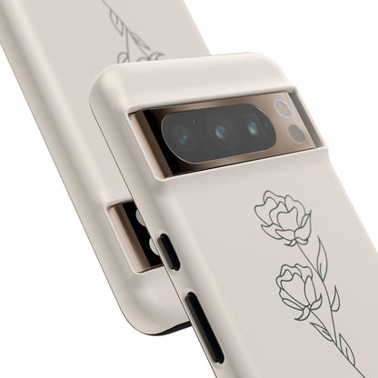 Simple Flower Minimalist Phone Case