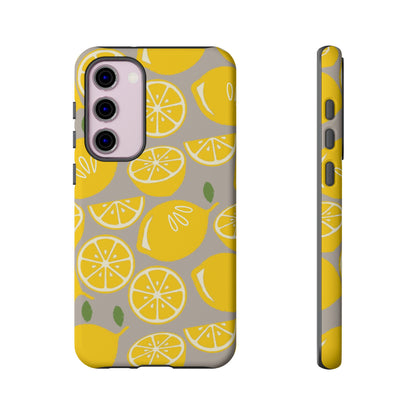 Yellow Modern Lemon Phone Case