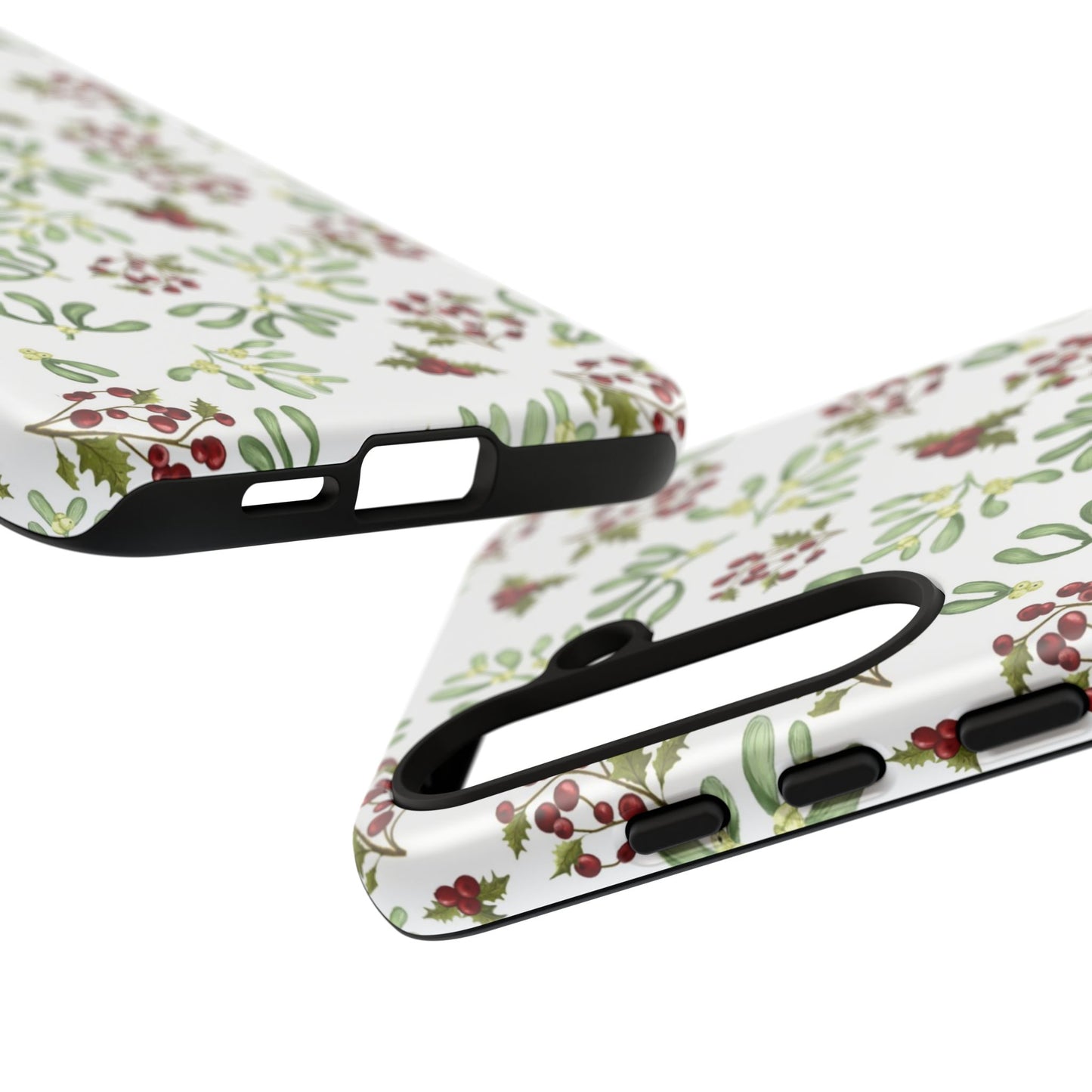 Red Green Watercolor Chriatmas Phone Case