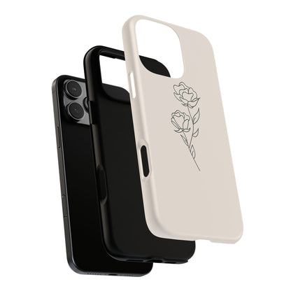Simple Flower Minimalist Phone Case