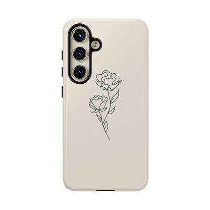 Simple Flower Minimalist Phone Case