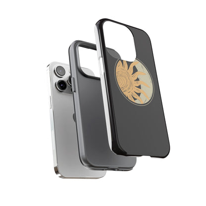 Beige and Blue Minimalist Simple Quotes Phone Case