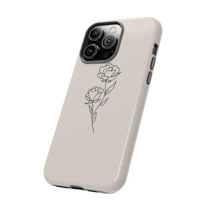 Simple Flower Minimalist Phone Case