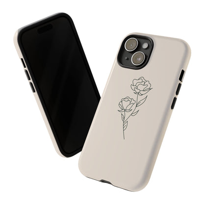 Simple Flower Minimalist Phone Case