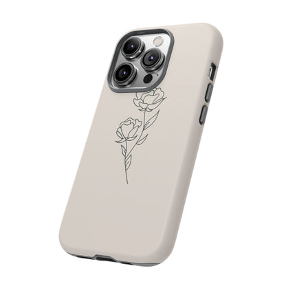 Simple Flower Minimalist Phone Case