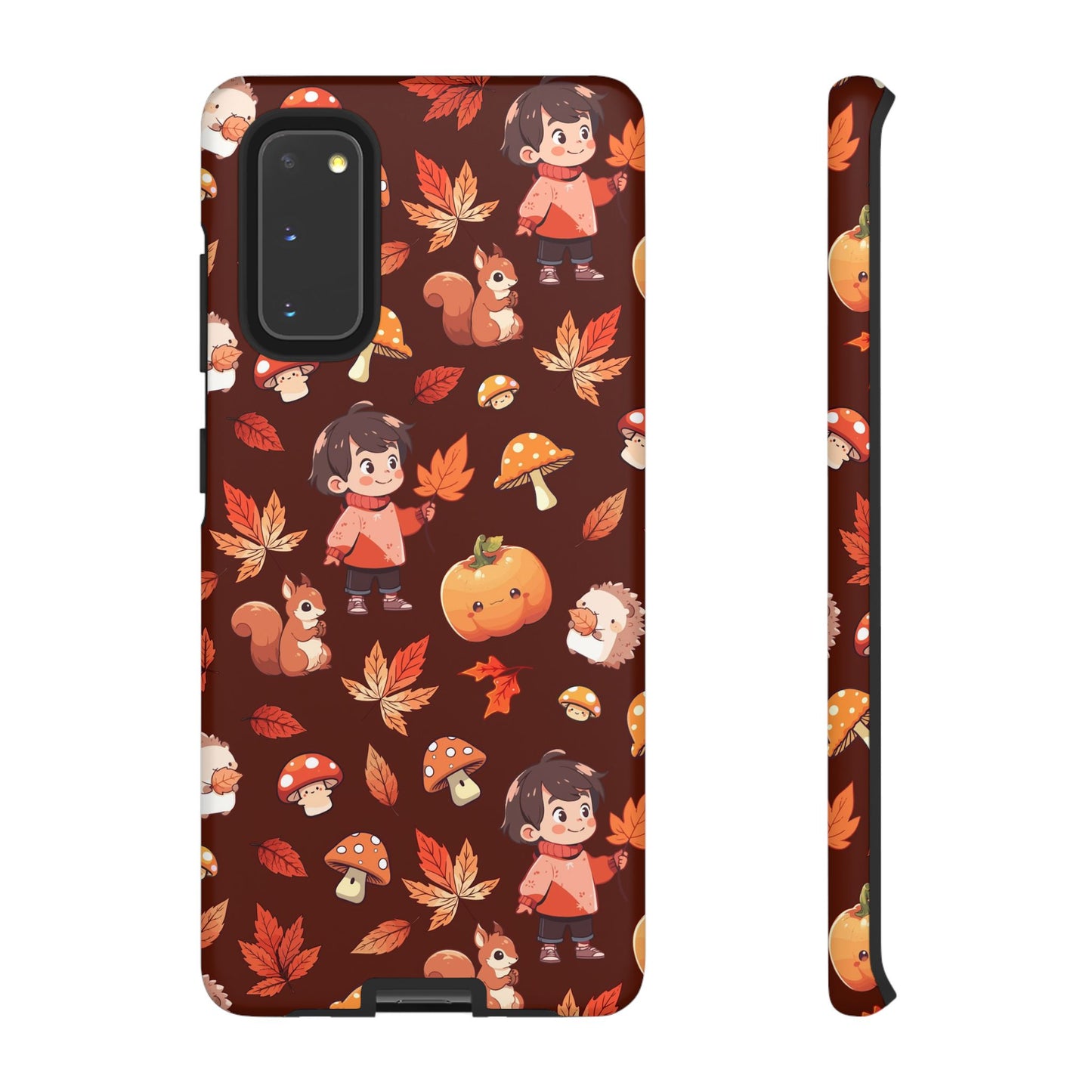 Orange Cute Illustrative Autumn Fall Phone Case