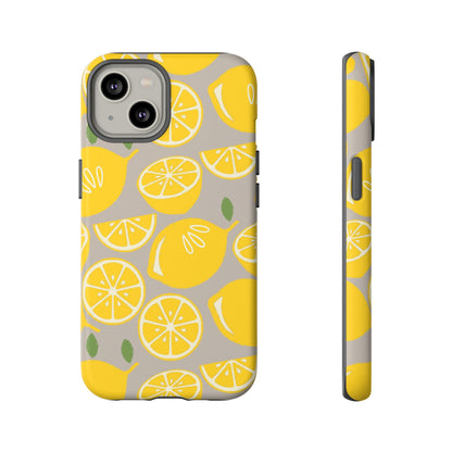 Yellow Modern Lemon Phone Case