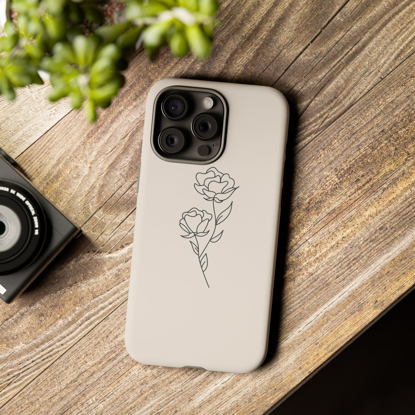 Simple Flower Minimalist Phone Case
