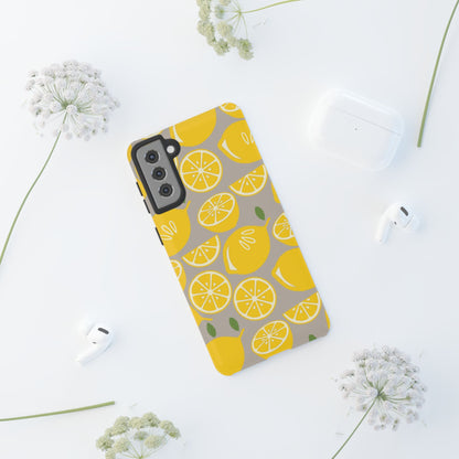 Yellow Modern Lemon Phone Case
