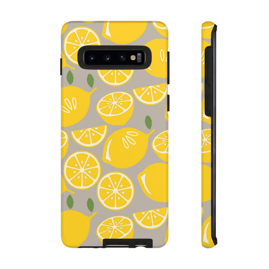 Yellow Modern Lemon Phone Case