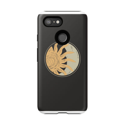 Beige and Blue Minimalist Simple Quotes Phone Case
