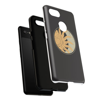 Beige and Blue Minimalist Simple Quotes Phone Case