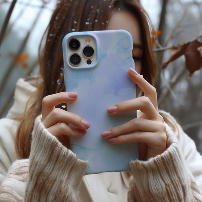 Abstract Blue Watercolor Magsafe iPhone Case - Techy Treasures -  