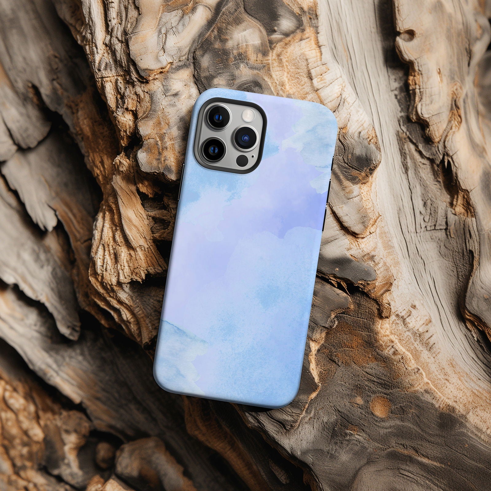 Abstract Blue Watercolor Magsafe iPhone Case - Techy Treasures -  