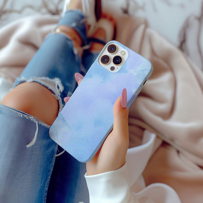 Abstract Blue Watercolor Magsafe iPhone Case - Techy Treasures -  