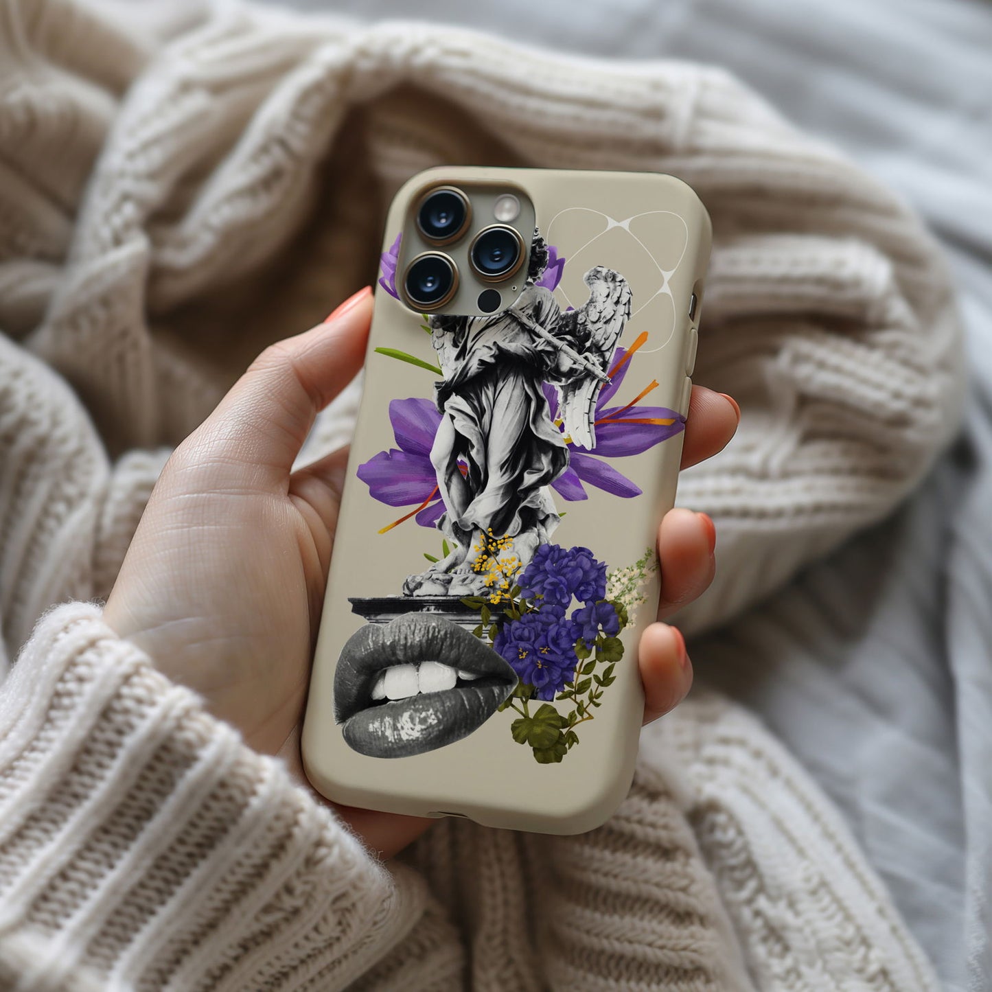 Abstract Floral  Magsafe iPhone Case - Techy Treasures -  