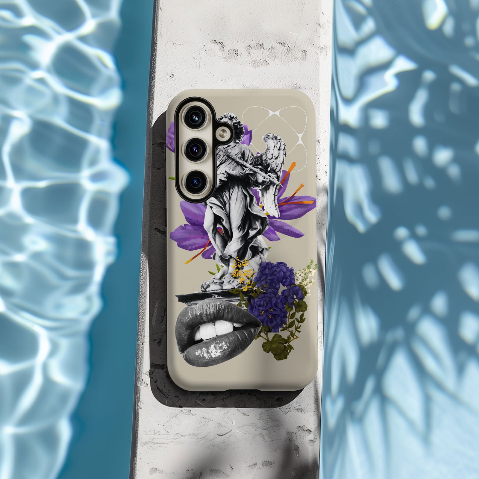 Abstract Floral  Magsafe iPhone Case - Techy Treasures -  
