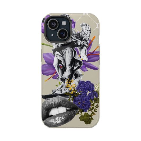 Abstract Floral  Magsafe iPhone Case - Techy Treasures - Mobile Phone Cases 