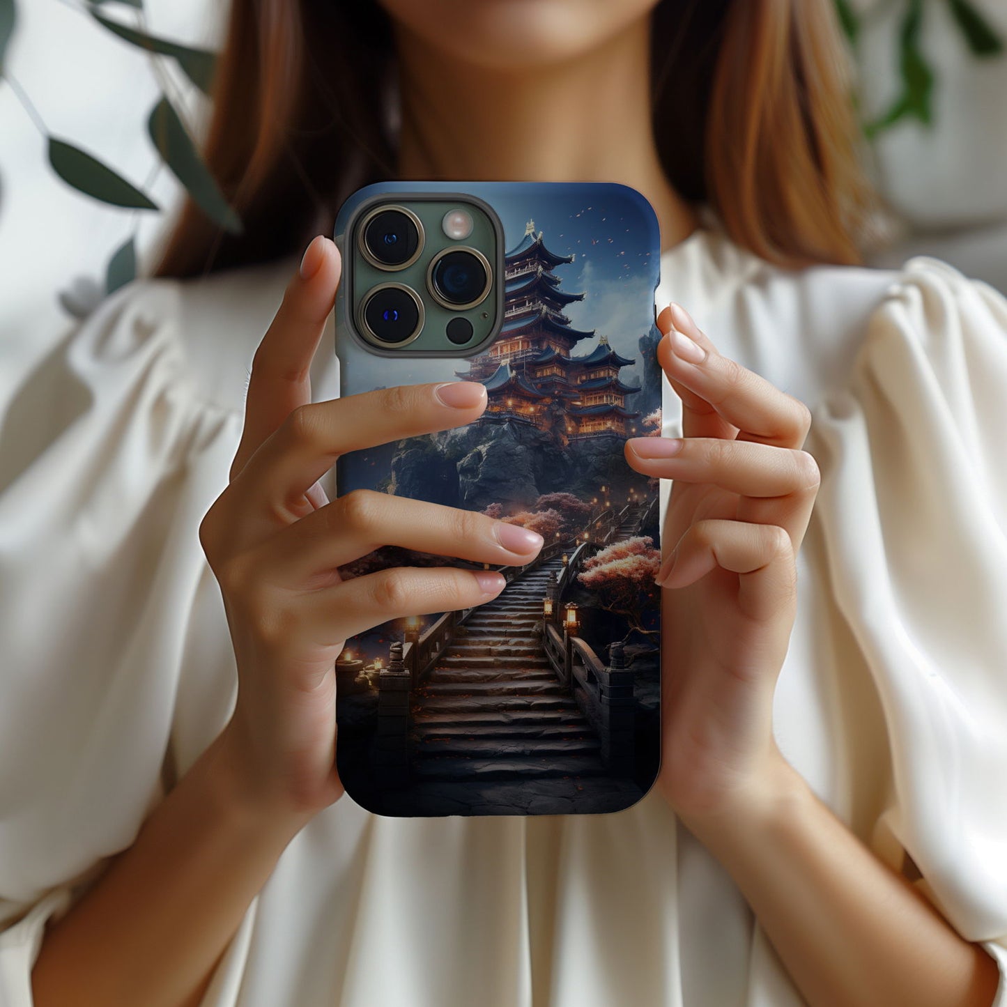 Abstract Japanese Minka Magsafe iPhone Case - Techy Treasures - Mobile Phone Cases 