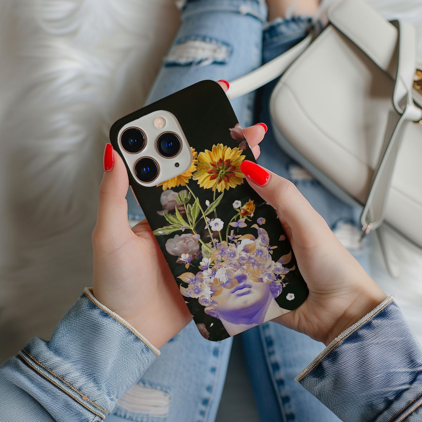 Aesthetic Floral Sculpture Magsafe iPhone Case - Techy Treasures -  
