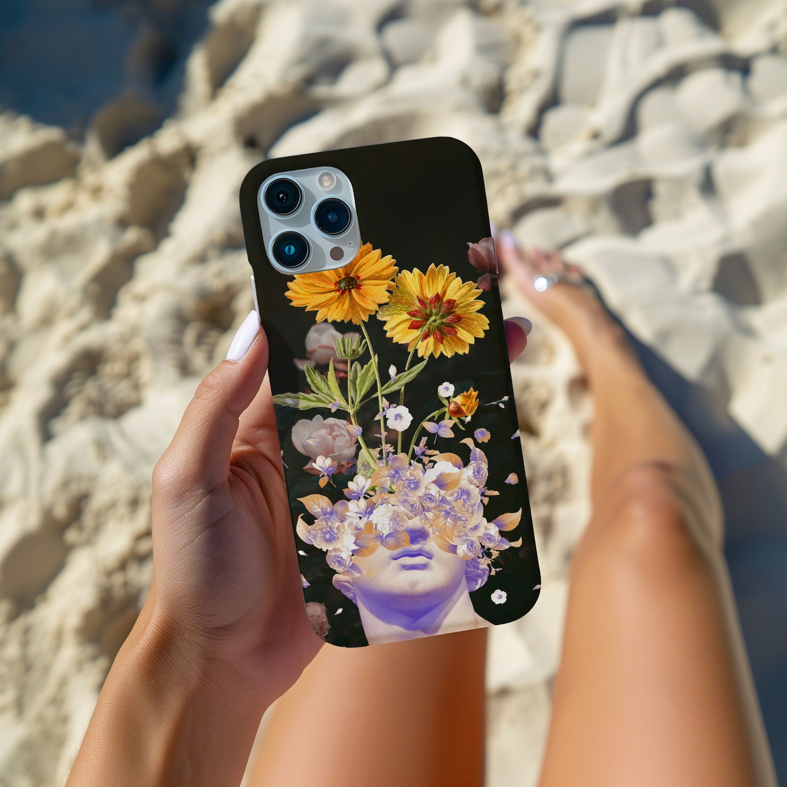 Aesthetic Floral Sculpture Magsafe iPhone Case - Techy Treasures -  