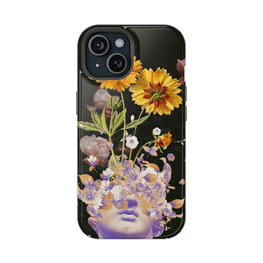 Aesthetic Floral Sculpture Magsafe iPhone Case - Techy Treasures - Mobile Phone Cases 