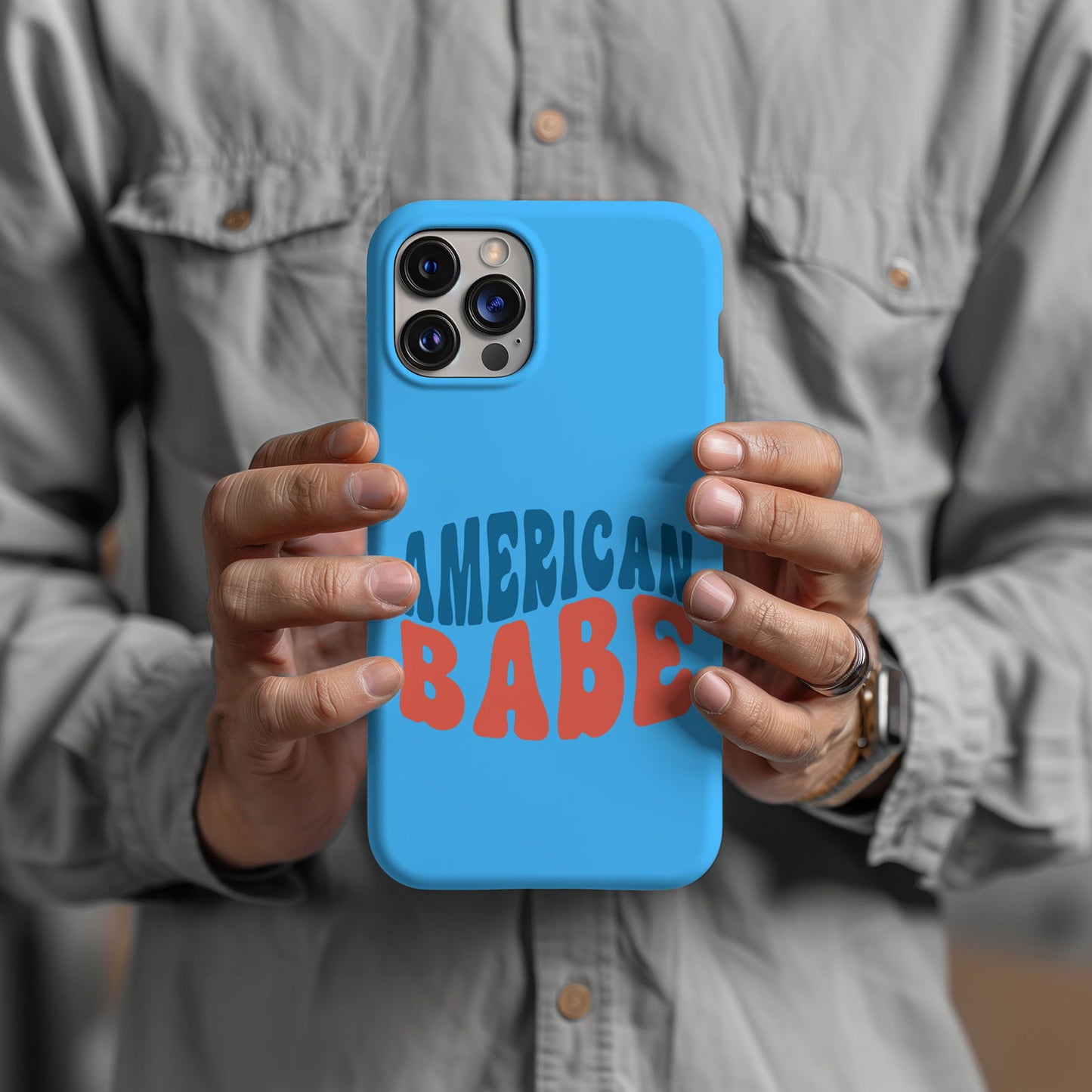 American Babe Magsafe iPhone Tough Case - Techy Treasures -  