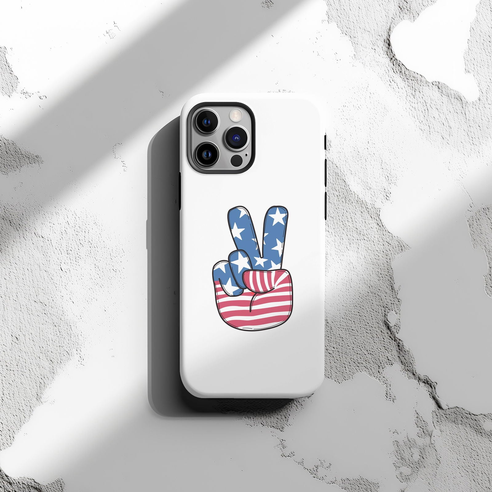 American Flag Peace Magsafe iPhone Tough Case - Techy Treasures -  