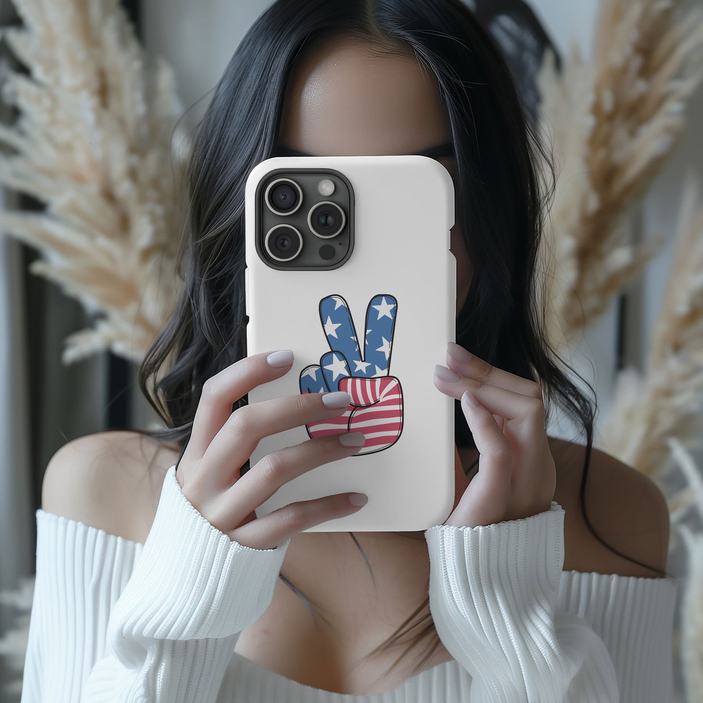 American Flag Peace Magsafe iPhone Tough Case - Techy Treasures -  