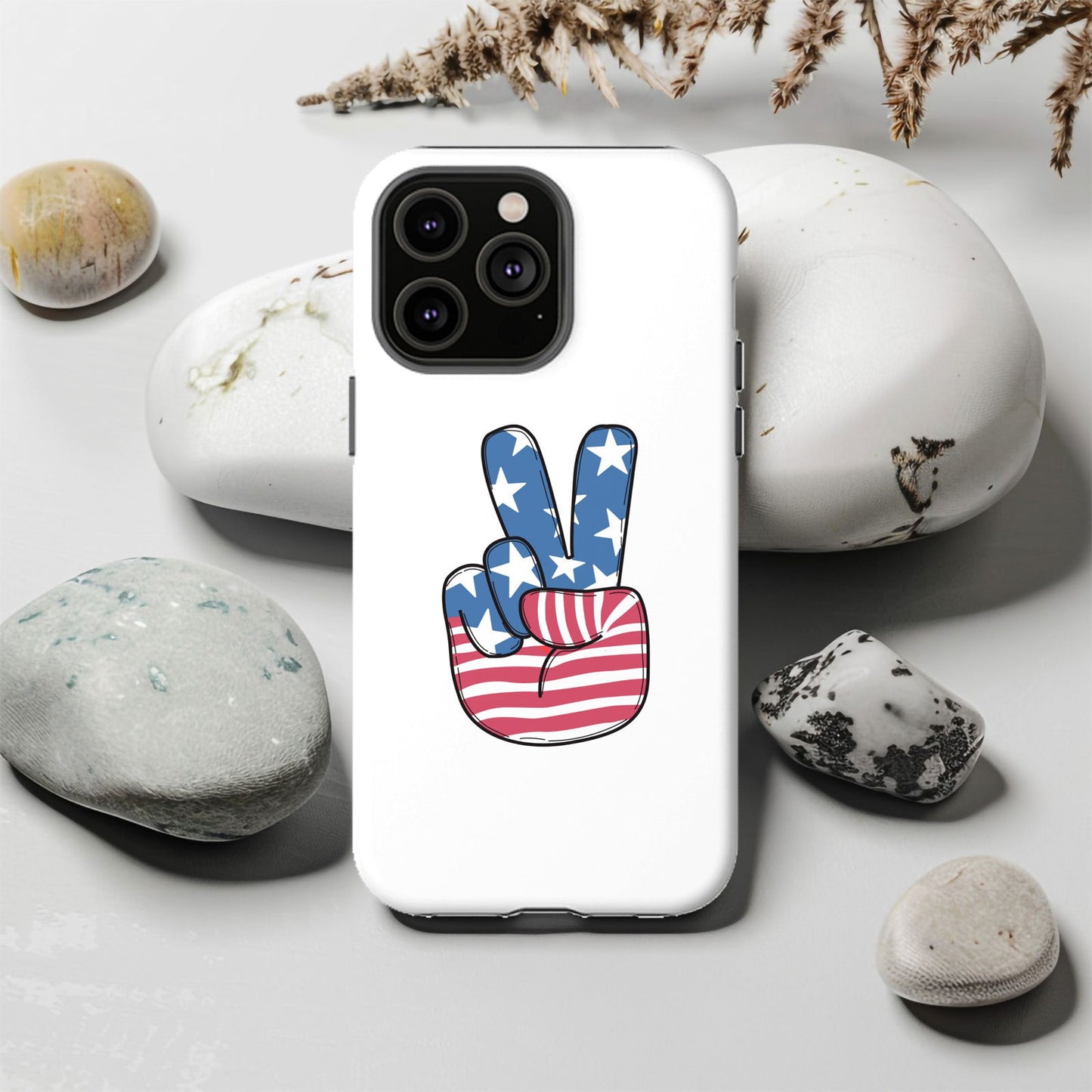 American Flag Peace Magsafe iPhone Tough Case - Techy Treasures -  