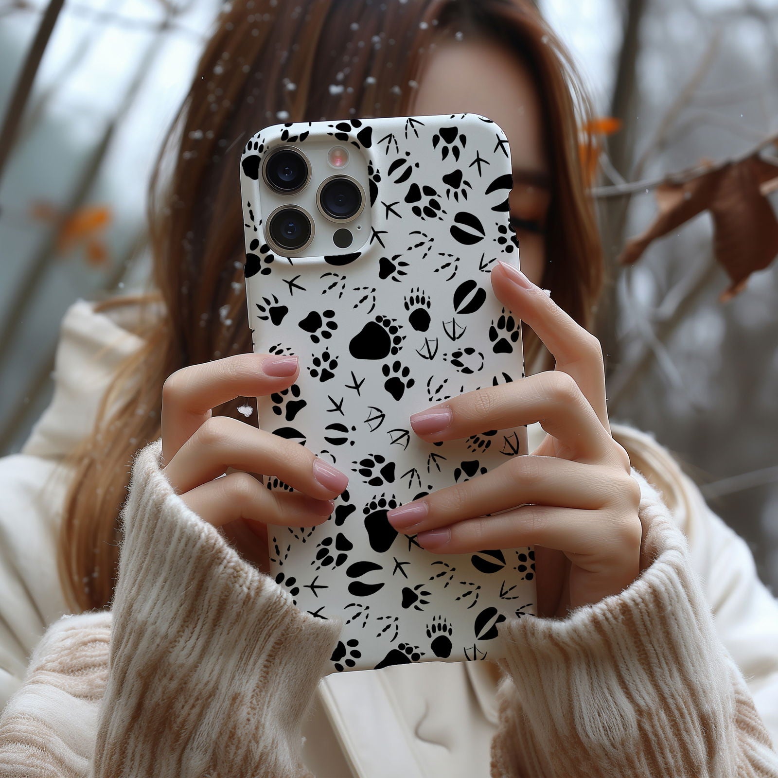 Animal Footprints Magsafe iPhone Case - Techy Treasures -  