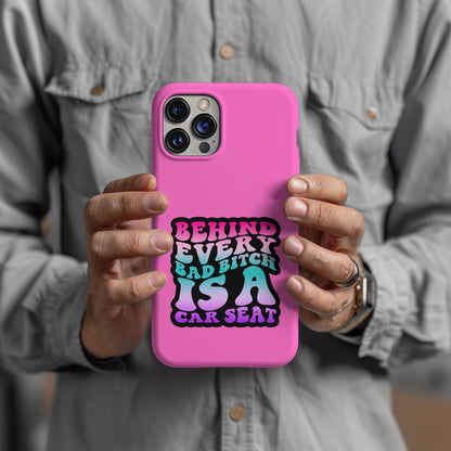 Behind Every Bad Bitch Is A Car Seat Magsafe iPhone Tough Case - Techy Treasures -  