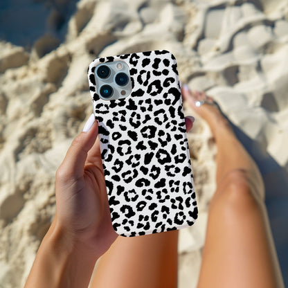 Black Meow Leopard Print Magsafe iPhone Case - Techy Treasures -  