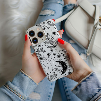 Black White Celestial Magsafe iPhone Case - Techy Treasures -  