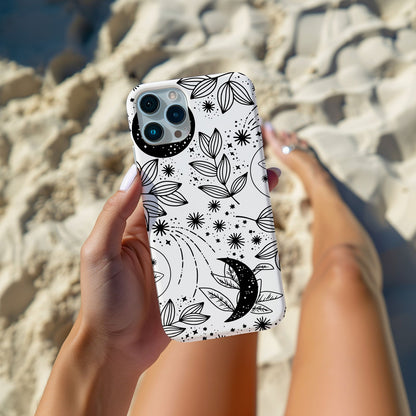 Black White Celestial Magsafe iPhone Case - Techy Treasures -  