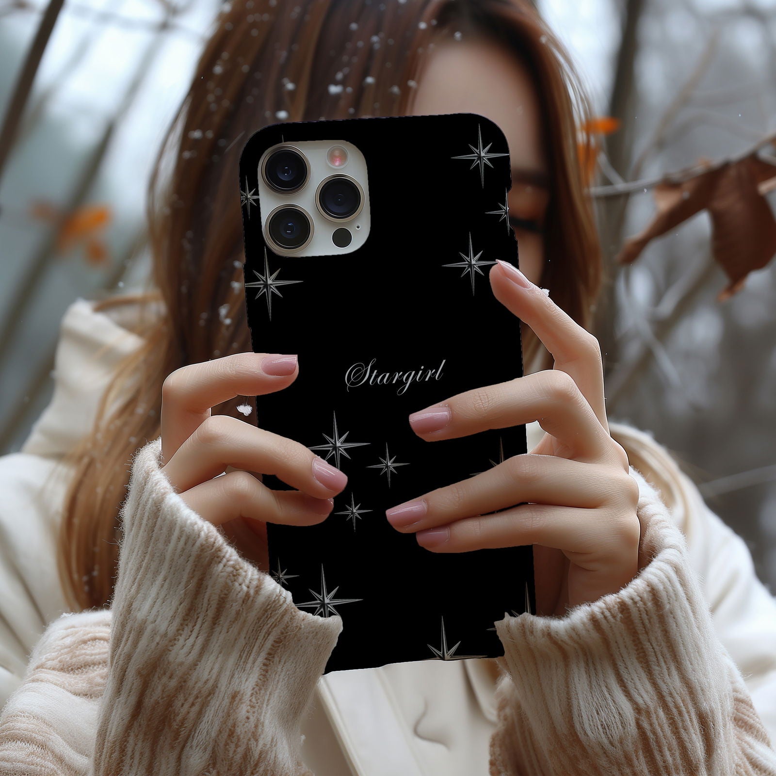 Black White Stargirl Magsafe iPhone Case - Techy Treasures -  