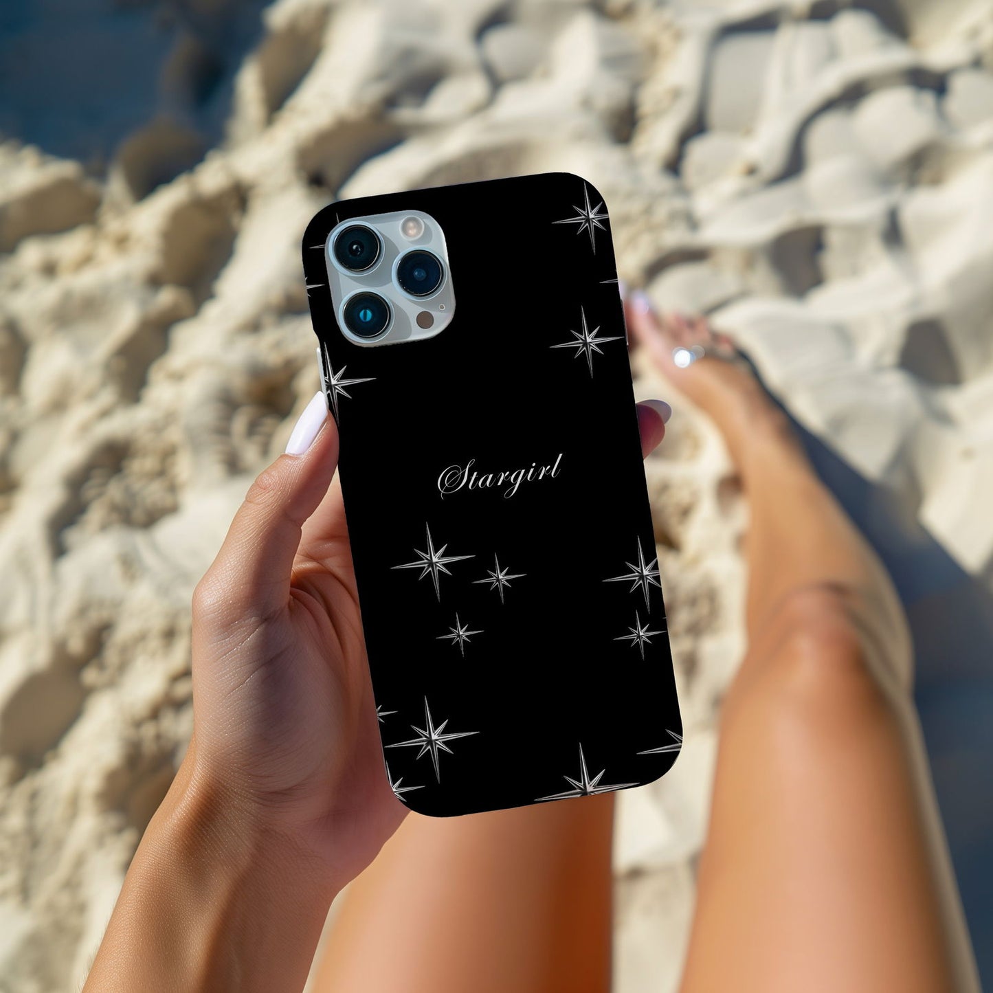 Black White Stargirl Magsafe iPhone Case - Techy Treasures -  