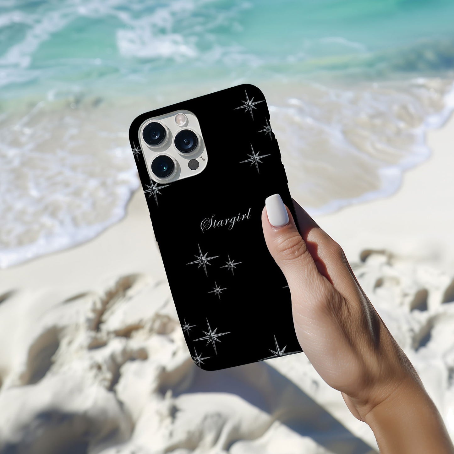 Black White Stargirl Magsafe iPhone Case - Techy Treasures -  