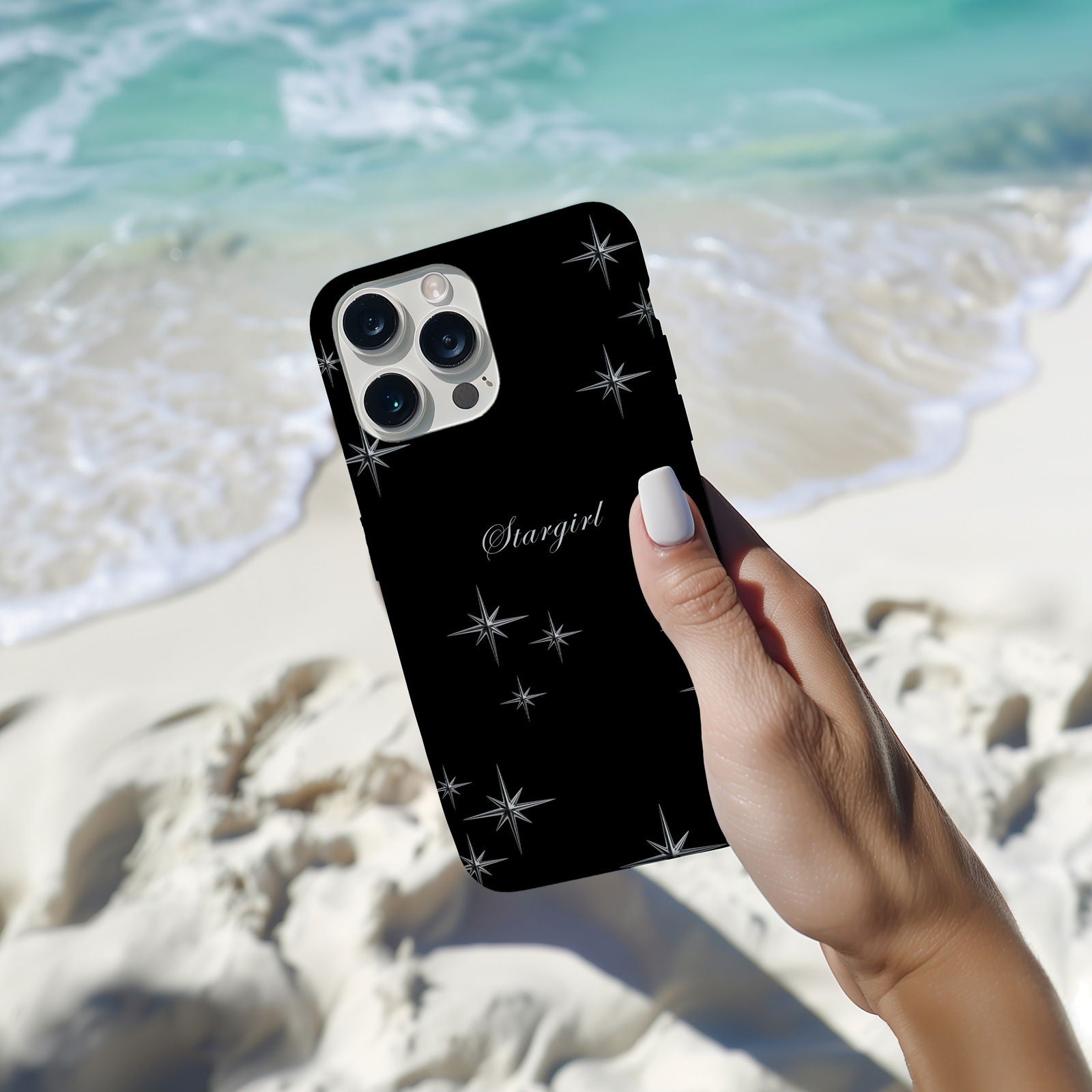 Black White Stargirl Magsafe iPhone Case - Techy Treasures -  