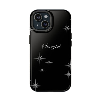 Black White Stargirl Magsafe iPhone Case - Techy Treasures - Mobile Phone Cases 
