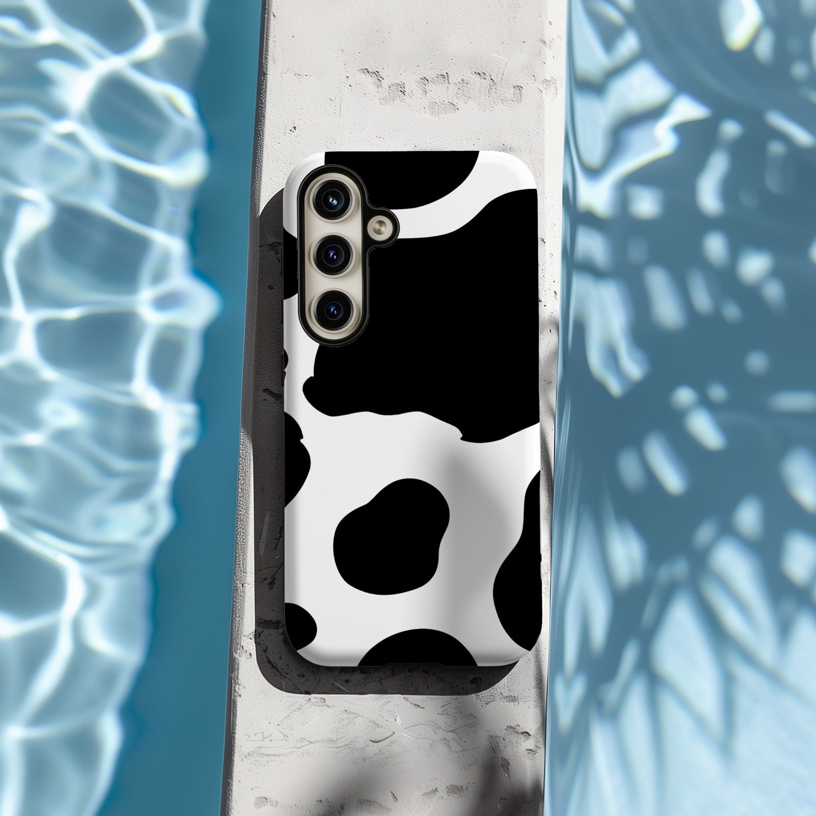 Black and White Cow Print Magsafe iPhone Case - Techy Treasures -  