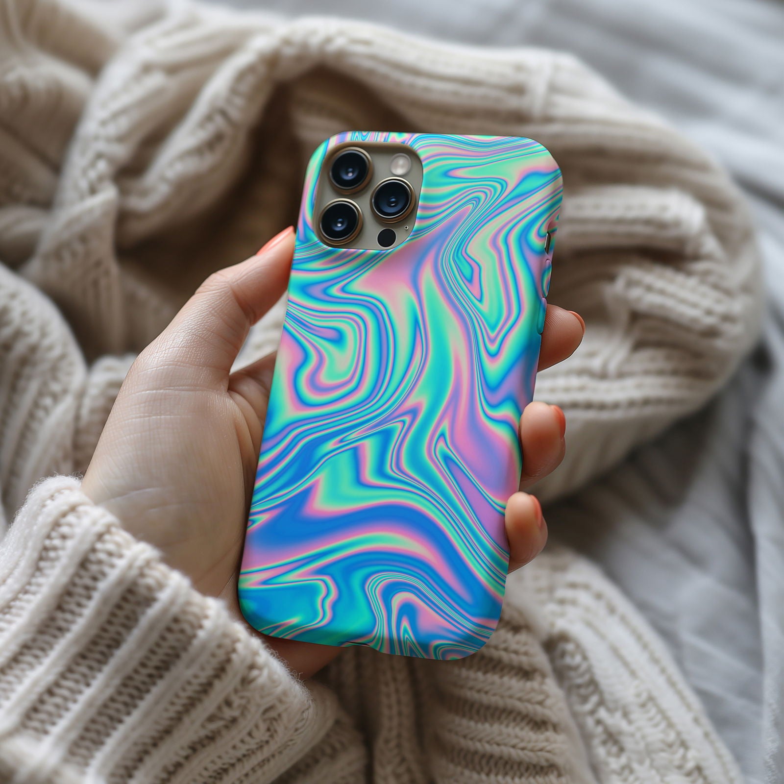 Blue And Pink 3D Gradient Magsafe iPhone Case - Techy Treasures -  