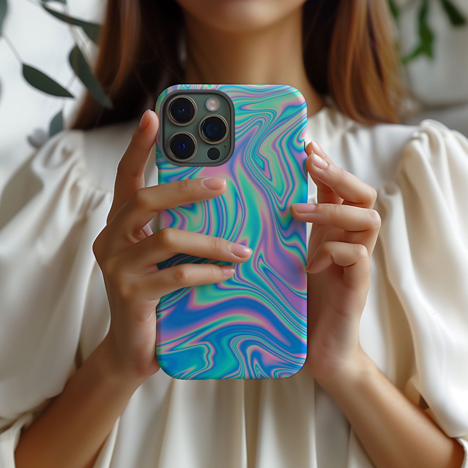 Blue And Pink 3D Gradient Magsafe iPhone Case - Techy Treasures -  
