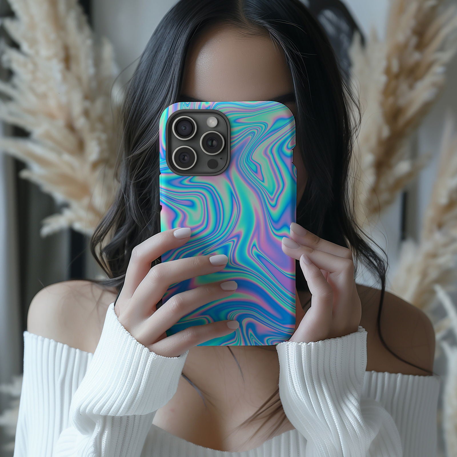 Blue And Pink 3D Gradient Magsafe iPhone Case - Techy Treasures -  