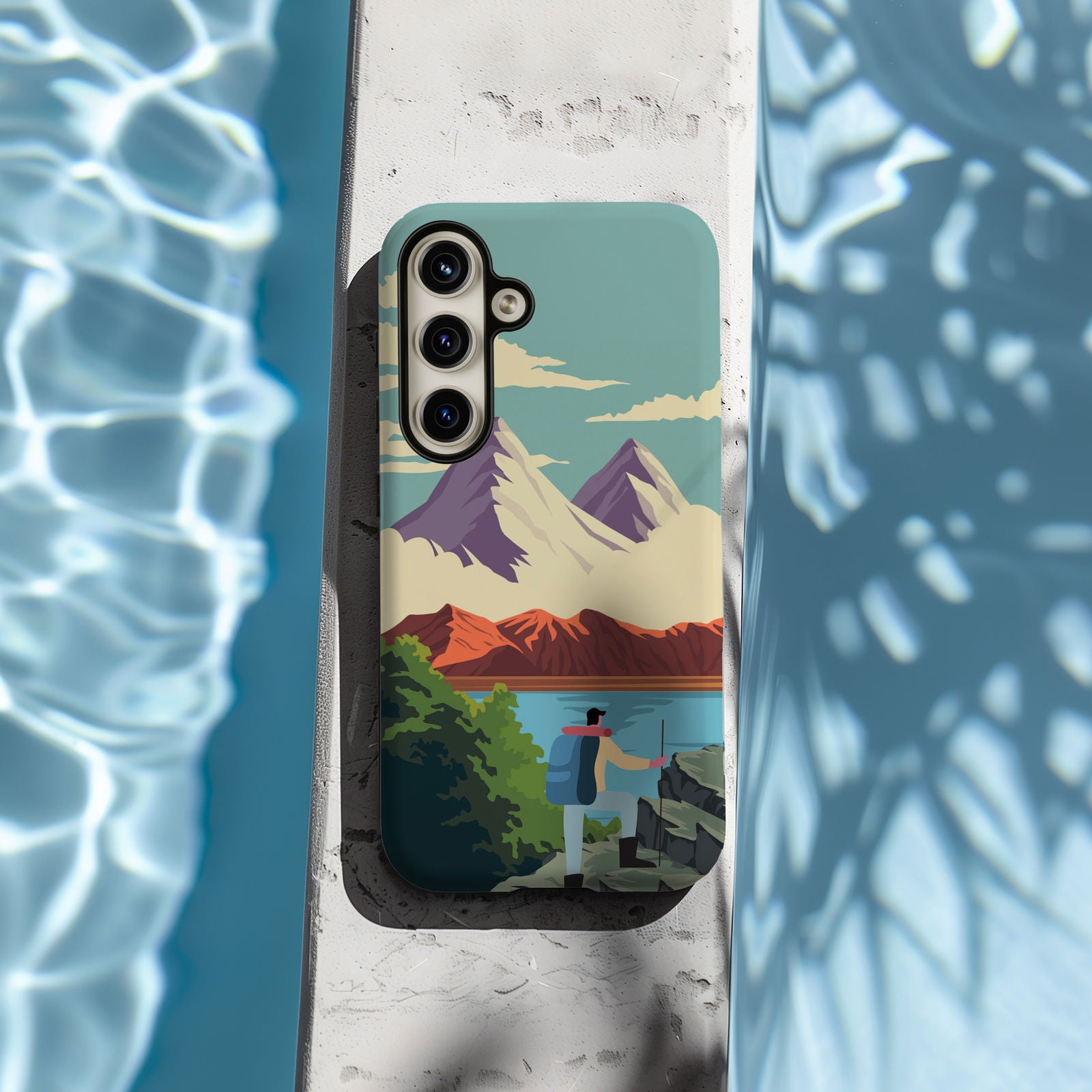Blue Mountain Landscape Magsafe iPhone Case - Techy Treasures -  