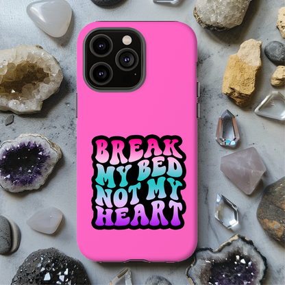 Break My Bed Not My Heart Magsafe iPhone Tough Case - Techy Treasures -  