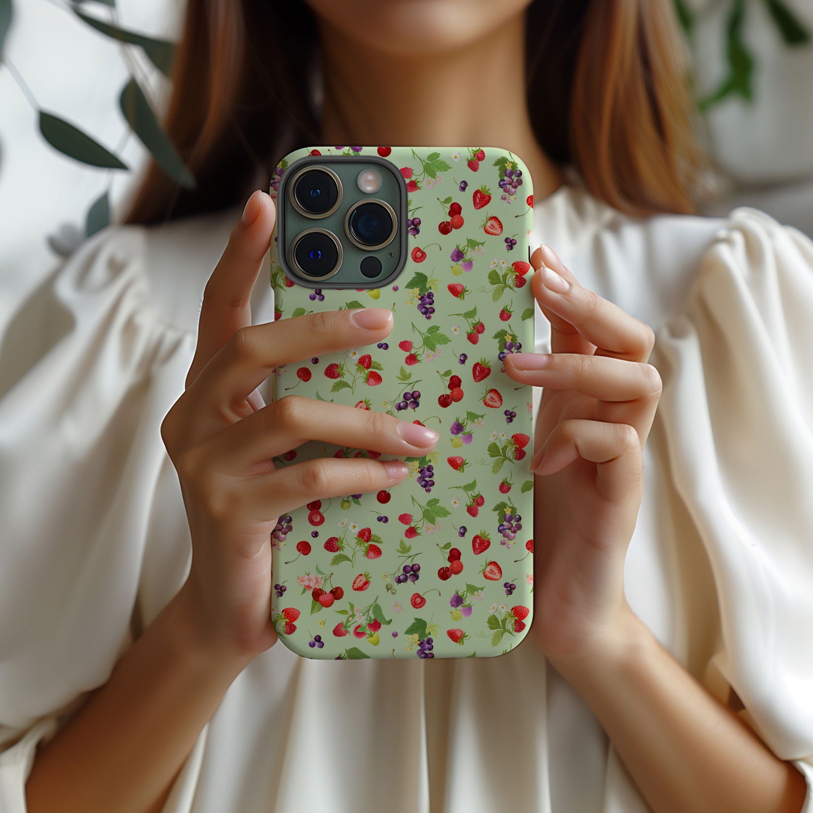 Colorful Botanical Berries Magsafe iPhone Case - Techy Treasures -  