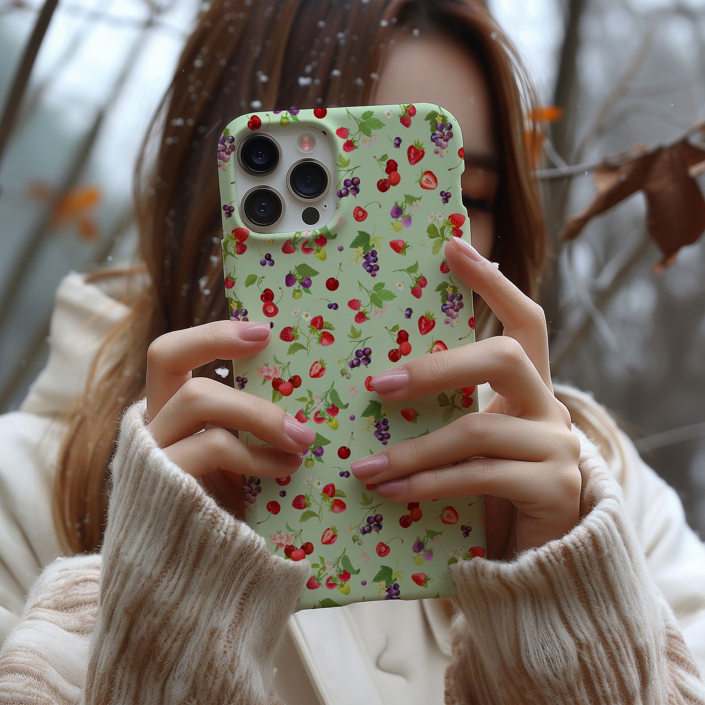 Colorful Botanical Berries Magsafe iPhone Case - Techy Treasures - Mobile Phone Cases 