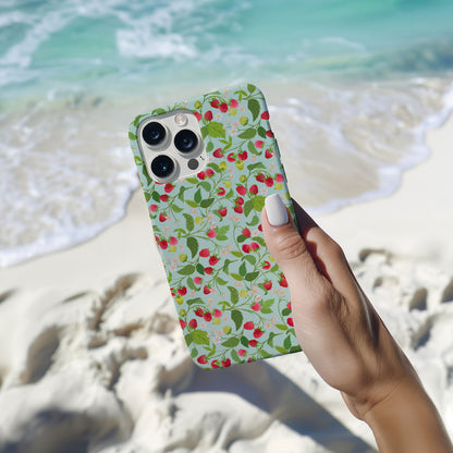 Colorful Botanical Raspberry Magsafe iPhone Case - Techy Treasures -  